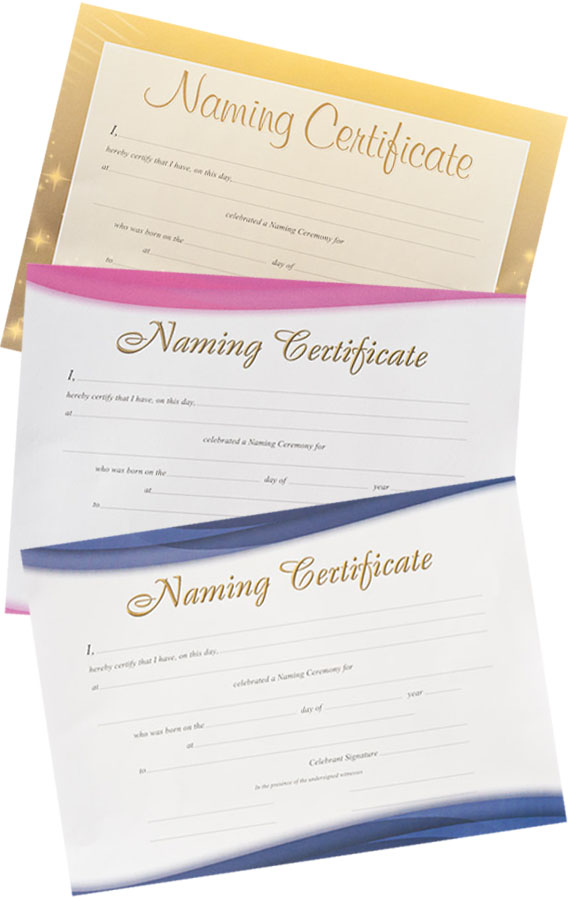 Naming Certificate